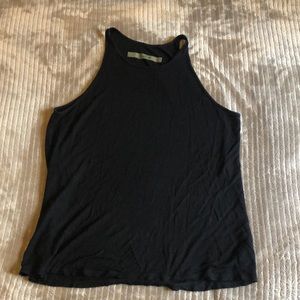 Black high neck Enza Costa tank top